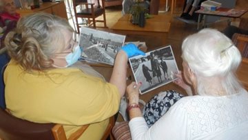 Stevenage care home Residents learn about their local history